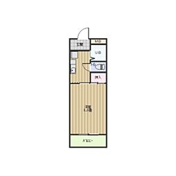 UNAX-3 1Kの間取図画像