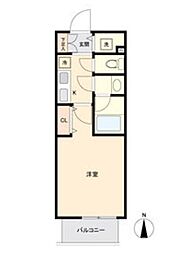 ブランシエスタ東別院 1Kの間取図画像