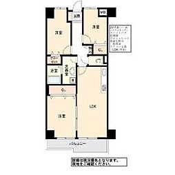 レジデンス代官町スクエア 3LDKの間取図画像