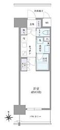 OKBアヴェニール菊井町 1Kの間取図画像