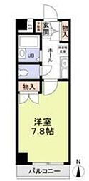 サンヒルズ藤ケ丘 1Kの間取図画像