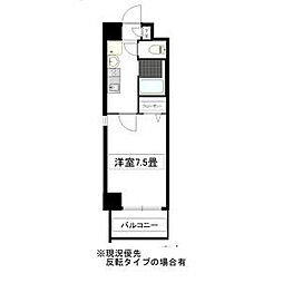 セントラルハイツ明野 1Kの間取図画像
