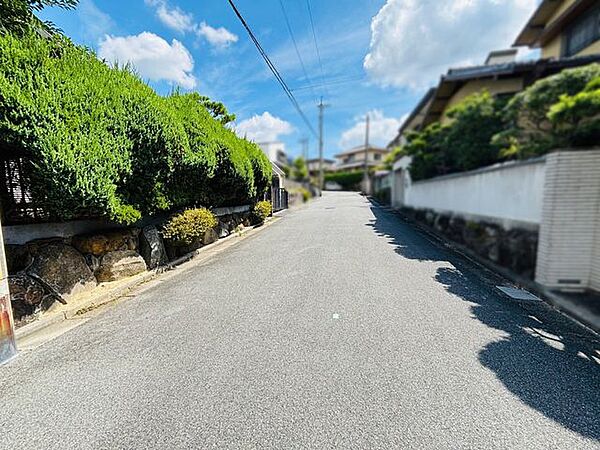 車同士がすれ違える幅がある道路幅員です。運転が苦手な方にも嬉しいですね♪