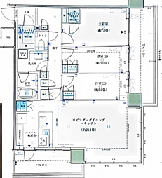 パークシティ小岩ザ・タワー 3LDKの間取図画像