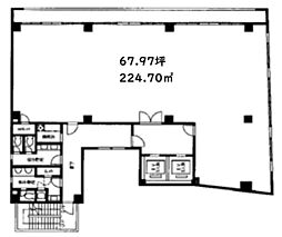 茅場町偕成ビルの間取図画像