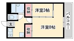 ラ・フェスタ加東 1LKの間取図画像