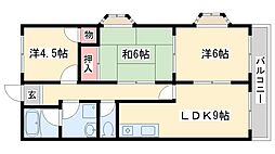 アーバン滝野 3LDKの間取図画像