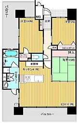 アルファステイツ加古川駅前 3LDKの間取図画像