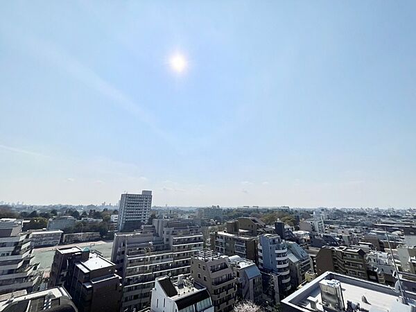 都会の景色を望める眺望良好のお部屋です。