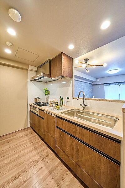 キッチンには助かるディスポーザ付