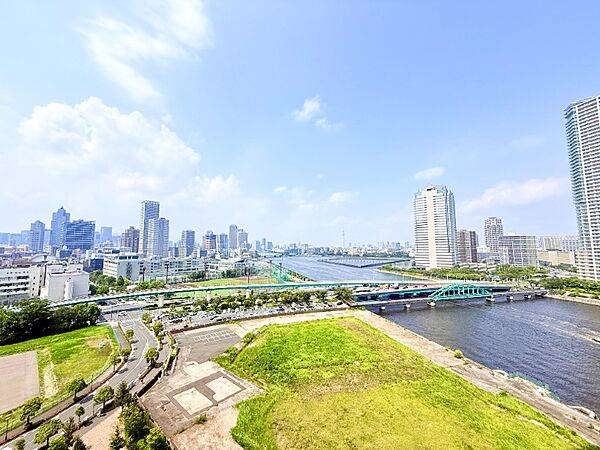 12階から望む、開放的なパノラマ眺望！