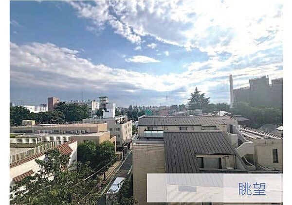 周囲には高層の建物が少なく、遠くまで見渡せます。