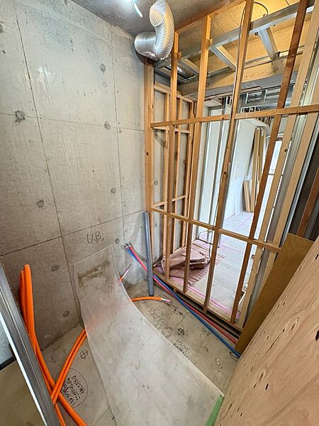 ユニットバス設置位置／リノベーション工事中（撮影日2026年8月15日）