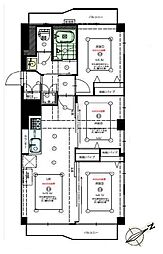 ライオンズマンション西荻 3LDKの間取図画像