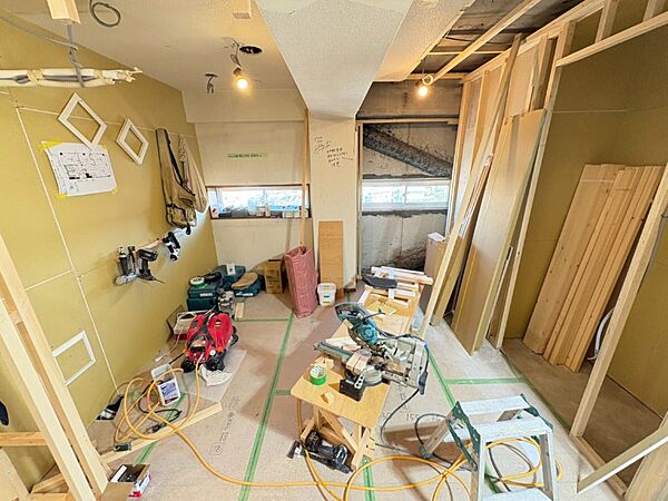 洋室施工位置／完成済み物件を見学することも出来ます。（撮影日：2026年10月11日）