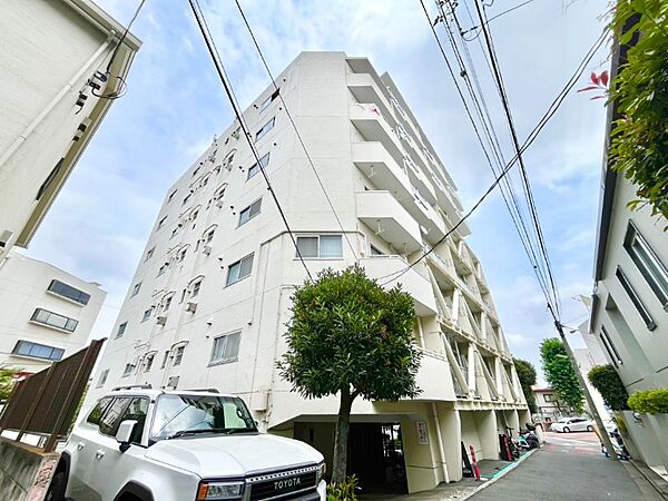 上品な佇まいの重厚感のあるマンションです。