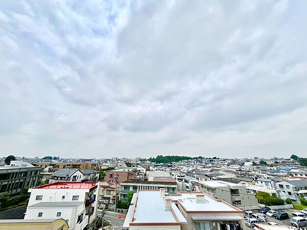 周囲には高層の建物が少なく、遠くまで見渡せます。