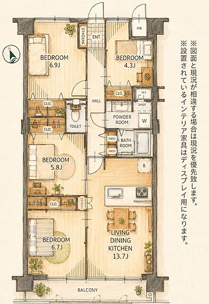 間取り：312001273795
