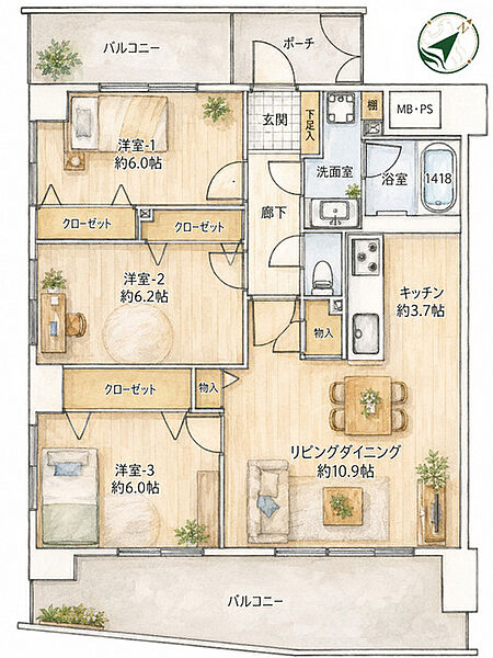 間取り：312001283819