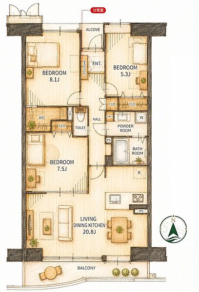 間取り：312001287697