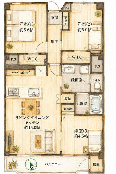 間取り：312001297605
