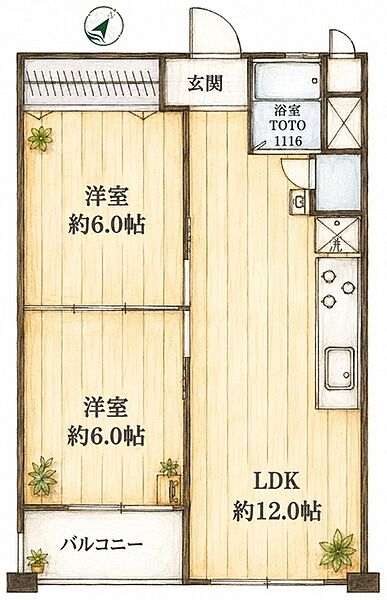 間取り：312001311522