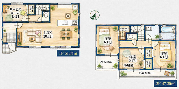日々の暮らしを穏やかに整える、ゆとりある空間設計が魅力的な住まいです