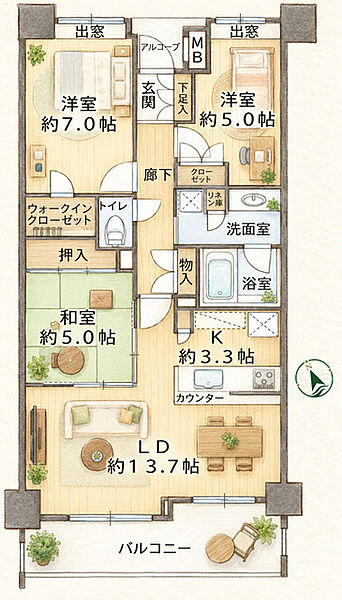 間取り：312001316257