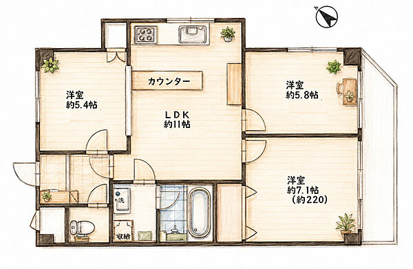 間取り：312001318202