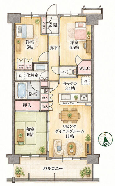 間取り：312001321136
