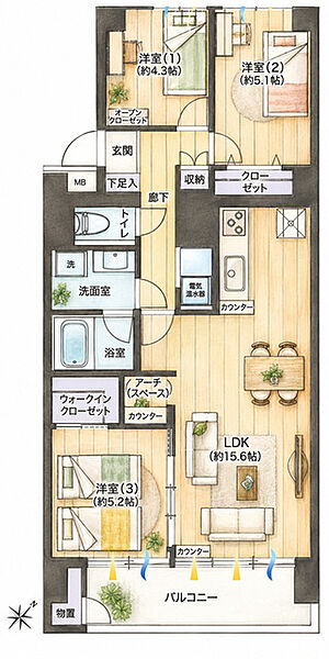 間取り：312001326778