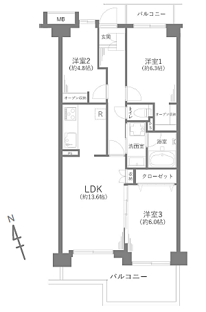 間取り：312001281390