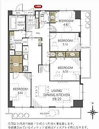 ライオンズガーデン久喜壱番館 4LDKの間取図画像