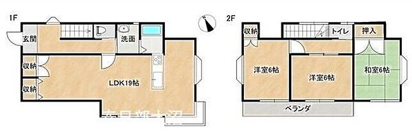 間取りを拡大表示