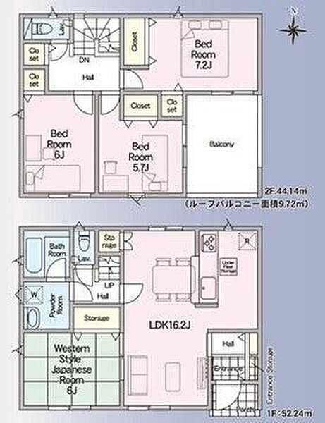 間取りを拡大表示