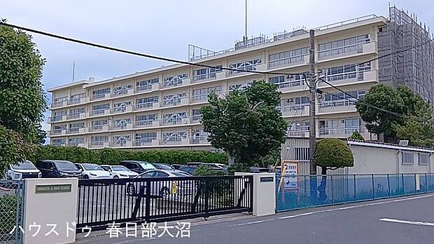 平方中学校 1590m