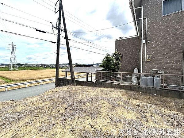 北から南に向かって撮影