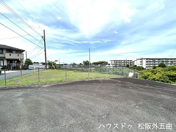 南から北に向かって撮影
