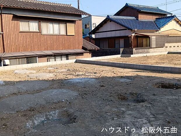北から南に向かって撮影