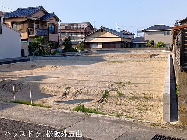 境界　東側南西から北東に向かって撮影
