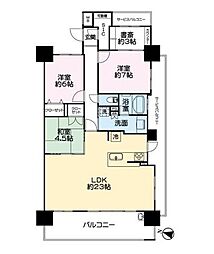レーベン光南町GRANDAVENUE 3SLDKの間取図画像