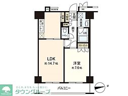 レジデンス仙台駅東 1LDKの間取図画像