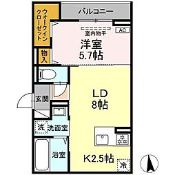 CLASSEUM仙台小田原 IV 1LDKの間取図画像