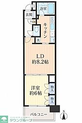 ザセンタータウンズパラッシオ小田原参番館 1LDKの間取図画像