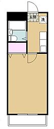 コーポ砂押南 1Kの間取図画像