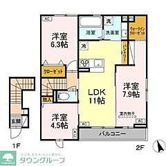 物件の間取り