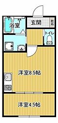 NORN HOUSE 1LDKの間取図画像