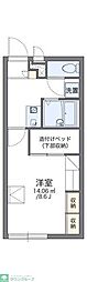 レオパレス仙台南2 1Kの間取図画像