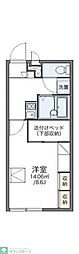 レオパレス千代大橋 1Kの間取図画像