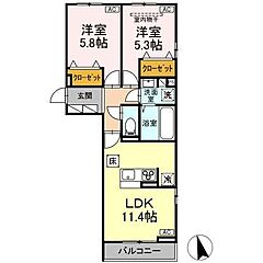 物件の間取り